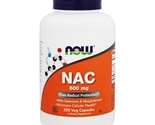 NOW Foods NAC N-Acetyl Cysteine 600 mg., 250 Vegetarian Capsules - $26.35