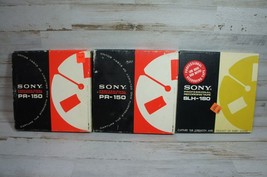 Lot of 3 Vintage 7&quot; Reel-to-Reel Tapes Used Blank Media SLH-180 PR-150 *... - £13.16 GBP