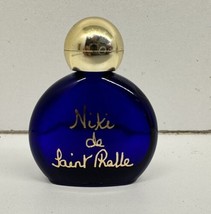 Vintage Niki de Saint Phalle Cobalt Blue Miniature Empty Perfume Bottle - £9.70 GBP