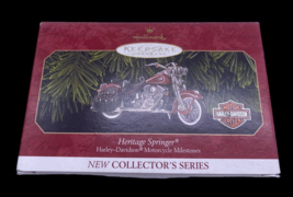Hallmark Keepsake Ornament Heritage Springer Harley Davidson Motorcycle New VTG - £21.76 GBP