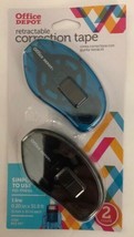 office depot retractable correction tape 2 count(1ea Pk of2)-Brand New-SHIP 24HR - £2.38 GBP