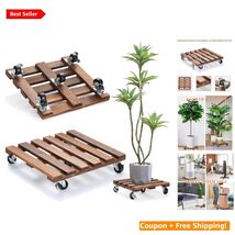 Sturdy 14" Plant Stand with Wheels - Heavy Duty, Indoor/Outdoor Use, 264... - $78.16