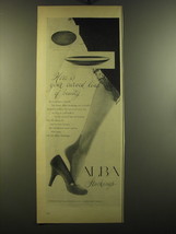 1950 Alba Stockings Ad - Here is your curved line of beauty - £14.56 GBP