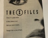 The X-Files Tv Guide Print Ad Gillian Anderson TPA8 - £4.74 GBP