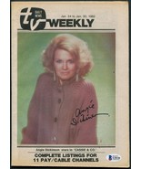 ANGIE DICKINSON SIGNED TV WEEKLY GUIDE 1982 CASSIE &amp; CO. POLICE WOMAN BA... - £53.93 GBP