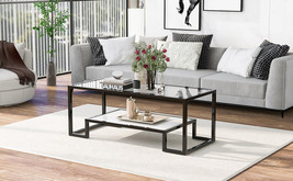 Modern, Minimalist Design Living Room Coffee Table, Metal - £164.46 GBP