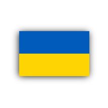 Country Flag of Ukraine Vinyl Decal Sticker UV &amp; Water Proof Gift Souven... - $109.97 MXN