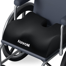AUVON Ergonomic Anti-Slip Wheelchair Cushions, Front High Rear Low Thick Seat Cu - £44.94 GBP