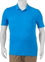 Mens Polo Big Tall Golf FILA Blue Short Sleeve Tru Dry Classic Shirt $48-sz 2XLT - £15.64 GBP