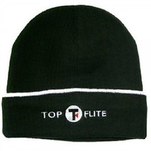 BRAND NEW TOP FLITE GOLF WINTER BEANIE HAT, BLACK - £6.47 GBP