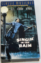 Singin in the Rain (Gene Kelly, Debbie Reynolds, Donald O&#39;Connor)(VHS, 1988) - £2.94 GBP