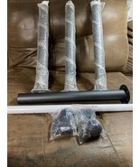 Adjustable Table Legs 20” To 37” Set of 4 Black/White Legs for DIY Furni... - $737.96 MXN