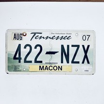 2007 United States Tennessee Macon County Passenger License Plate 422 NZX - £14.86 GBP