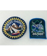 Vintage Ski Town Patches - Aspen   Eibsee-Garmisch -- Resort Vacation - $19.17