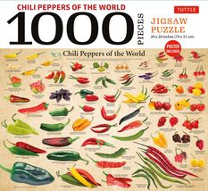 Chili Peppers of The World - 1000 Piece Jigsaw Puzzle: for Adults and Families - - £12.55 GBP