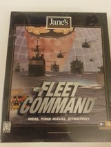 Jane&#39;s Combat Simulations Fleet Command CD-ROM for Windows 95 to XP Sealed - £39.95 GBP