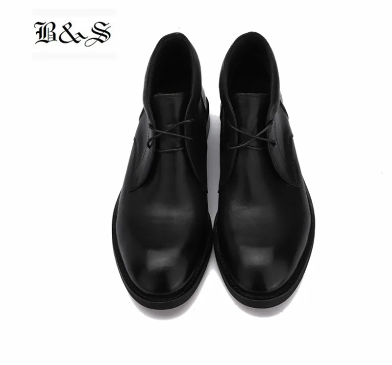 Black&amp; Street High End Handmade Frist Yard  Leather desert Boots west boy busine - $286.40