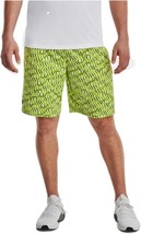 Under Armour UA Tech Printed Shorts Mens Large Green Loose Fit Athletic NEW - £19.36 GBP