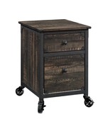 Dark Oak Wood File Pedestal Cabinet | Stylish Office Storage Solutions - $2,090.37 MXN