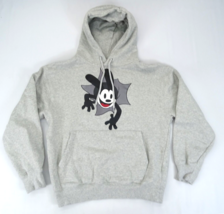 Disney Hoodie Adult XS Gray {Disney100} Oswald The Lucky Rabbit Parks Graphic - £24.98 GBP