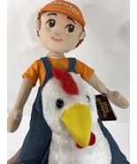 Dolly Parton&#39;s Stampede Skeeter And Nugget Plush  Boy Riding Chicken 12.... - £14.76 GBP
