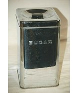 Lincoln BeautyWare Metal Sugar Canister Kitchen Ware Container Vintage MCM - £31.64 GBP