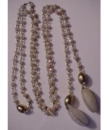 Vintage Glass Beads Necklace One strand 51 In long - $45.00