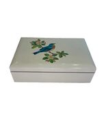 Vintage Otagirl Lacquerware Music Box Bluebird Sound of Music Ivory - $79.87 CAD