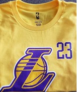 NBA Store ~ LA Lakers ~ Lebron James ~ Youth Size Large Shirt ~ 100% Cotton - $14.96