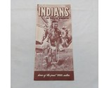 1966 Indians Of South Dakota Travel Brochure - $80.18