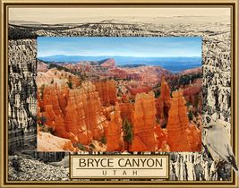 Bryce Canyon National Park Laser Engraved Wood Picture Frame Landscape (3 x 5)  - £20.77 GBP