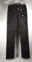 Paula Thomas Wylde Studded Pocket Black Jeans Womens 27 x 35 NWT - £77.85 GBP