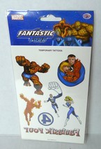 Marvel Fantastic Four Kids Tattoos Fake Body Art Temporary Removable - £3.47 GBP