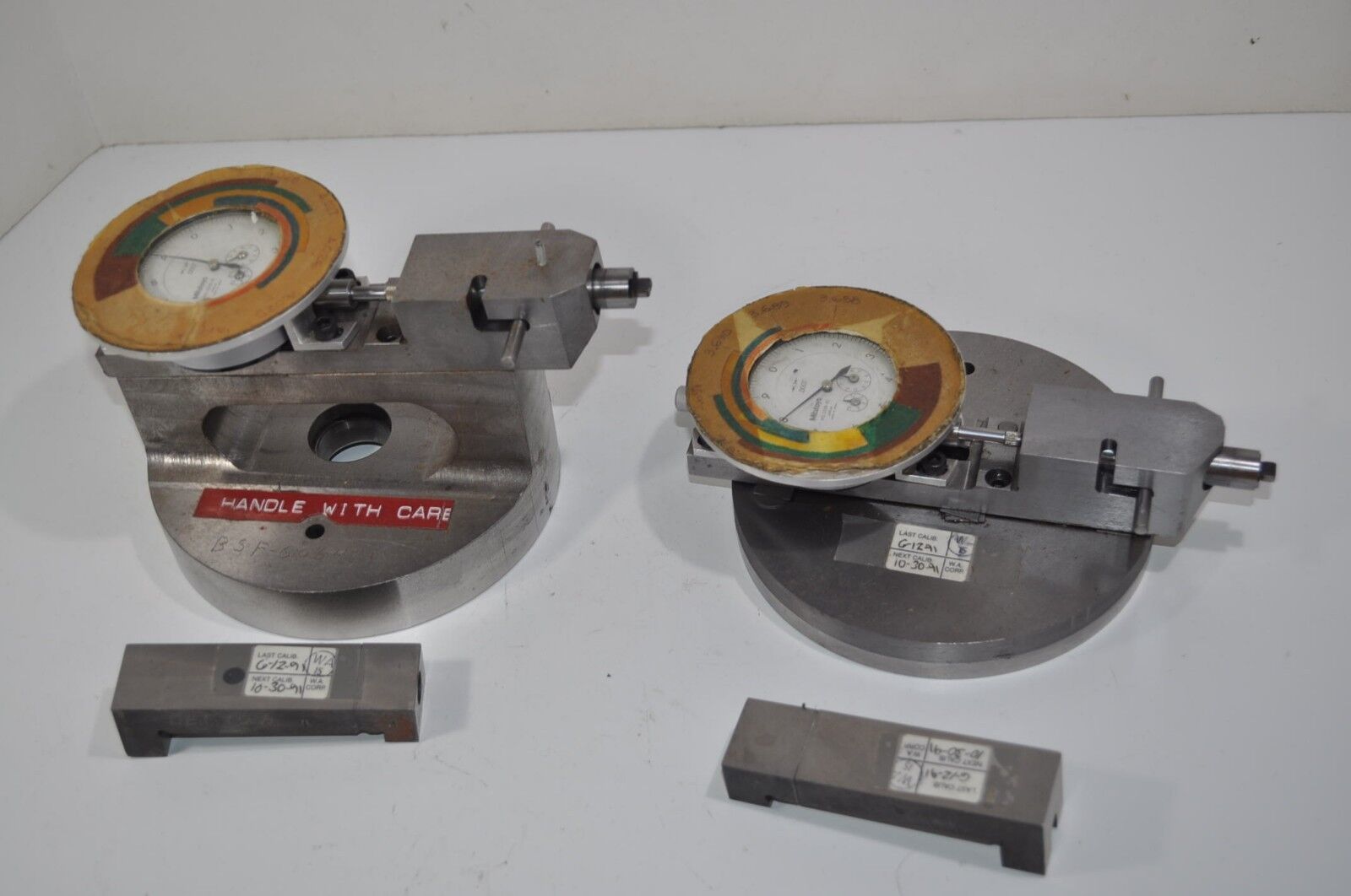 Mitutoyo Précision Cadran Indicateur Jauge W/Spécialisé Base Lot #2358-50 - $323.74