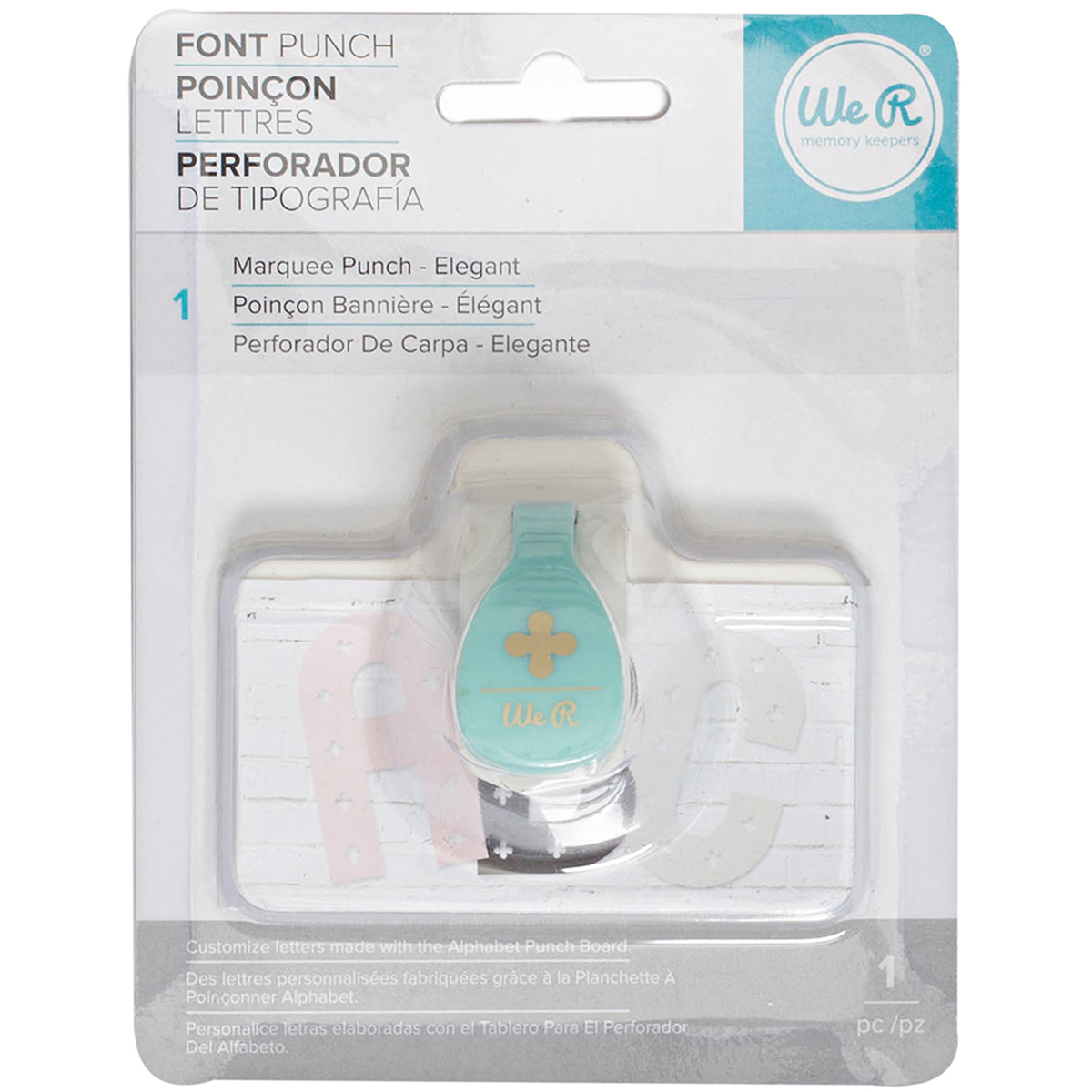 Alphabet Punches Elegant Font Punches Marquee - $20.76