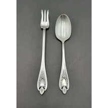 1847 Rogers Bros XS Triple Old Colony Pattern Set 2 Cocktail Fork &amp; Spoo... - $333.02 MXN