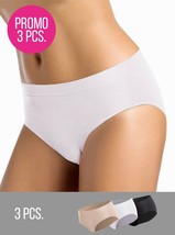 3 Women&#39;s Intimidea Seamless Stretchy Microfiber Midi Briefs 310283 Medium-
s... - £10.04 GBP