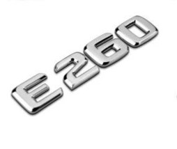 1 PCS 3D chrome ABS E63 E200 E260 E350 E260L E300L emblem rear  car stickers Car - £72.99 GBP