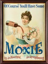 Moxie Vintage Soda Advertisement Metal Sign - $39.95