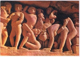 Postcard No 25 Erotic Sculpture Khajurao India - £3.81 GBP