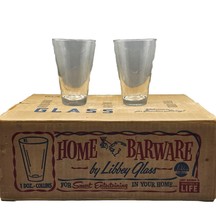 (12) Vintage Libbey Glass Home Barware Collins Cocktail Glasses, New Old Stock - £41.34 GBP