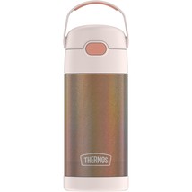 Thermos Funtainer 12 Ounce Stainless Steel Vacuum Insulated Kids Straw Bottle, R - £27.17 GBP