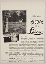 1951 Print Ad Leica Cameras Hunter &amp; Buck Deer E. Leitz New York,NY - £9.64 GBP