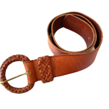 Linea Pelle Braided Leather Belt Genuine Size Small - $24.06