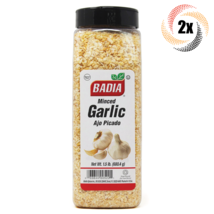 2x Pints Badia Minced Garlic Seasoning | 1.5LB | Gluten Free! | Ajo Picado - £28.24 GBP