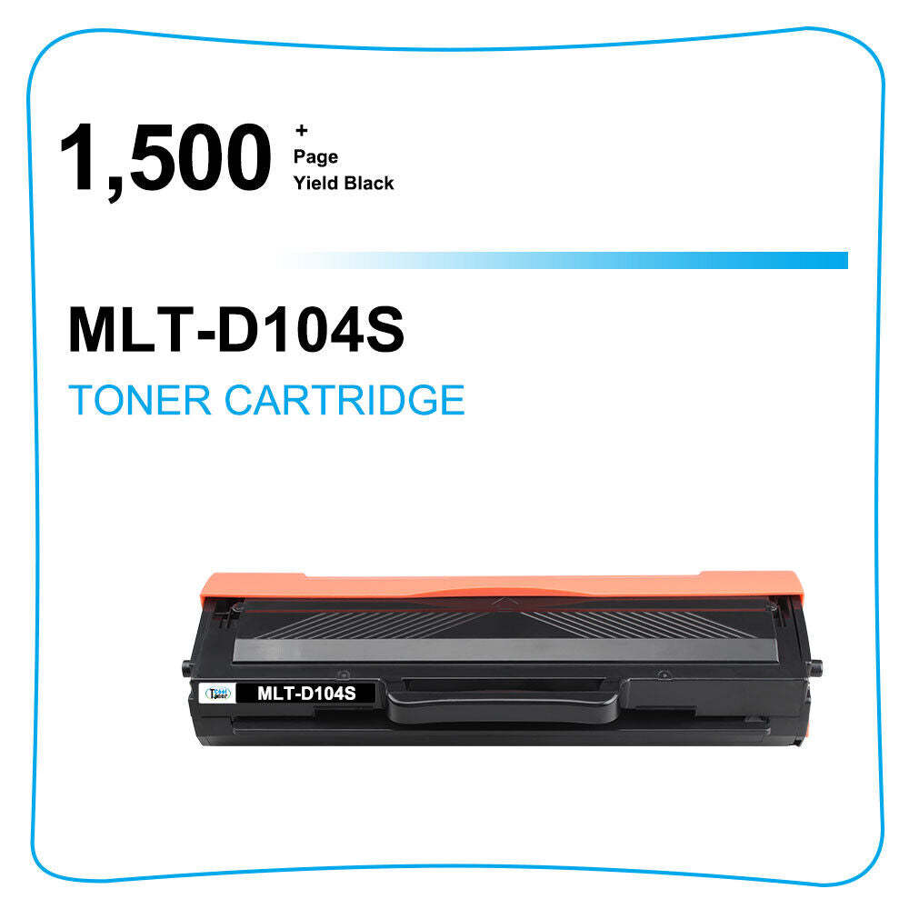 3 Pack MLT-D104S Toner Cartridge Compatible With Samsung ML-1865W 1165 SCX-3205W Item image 2