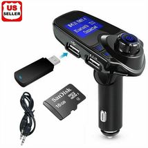 Bluetooth Car Kit MP3 Player FM Transmitter Wireless Radio Adapter USB C... - £26.37 GBP