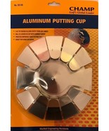 CHAMP ALUMINIUM PUTTING CUP, GOLF PRACTICE TRAINING AID. - £5.94 GBP