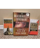 Lot of 3 Allan Folsom Books: Machiavelli Covenant, Day After Tomorrow, C... - $21.11 CAD