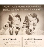 1949 Toni Spin Curlers For Hair Advertisement Health And Beauty Products... - $27.34 CAD